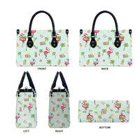 Aloha Hawaii Christmas Seamless Leather Bag Plumeria Lei LT7 - Polynesian Pride