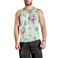 Aloha Hawaii Christmas Seamless Men Tank Top Plumeria Lei LT7 - Polynesian Pride