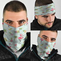 Aloha Hawaii Christmas Seamless Neck Gaiter Plumeria Lei LT7 - Polynesian Pride