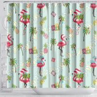 Aloha Hawaii Christmas Seamless Shower Curtain Plumeria Lei LT7 - Polynesian Pride