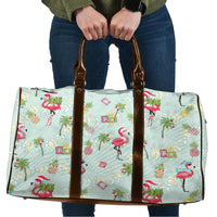 Aloha Hawaii Christmas Seamless Travel Bag Plumeria Lei LT7 Cerulean - Polynesian Pride