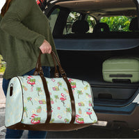 Aloha Hawaii Christmas Seamless Travel Bag Plumeria Lei LT7 - Polynesian Pride