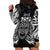 Custom New Zealand Rugby Hoodie Dress 2023 World Cup Aotearoa Haka Face LT7 - Polynesian Pride