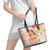 Aloha Hawaii Leather Tote Bag Kawaii Mele Kalikimaka - Pastel Fever