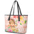 Aloha Hawaii Leather Tote Bag Kawaii Mele Kalikimaka - Pastel Fever