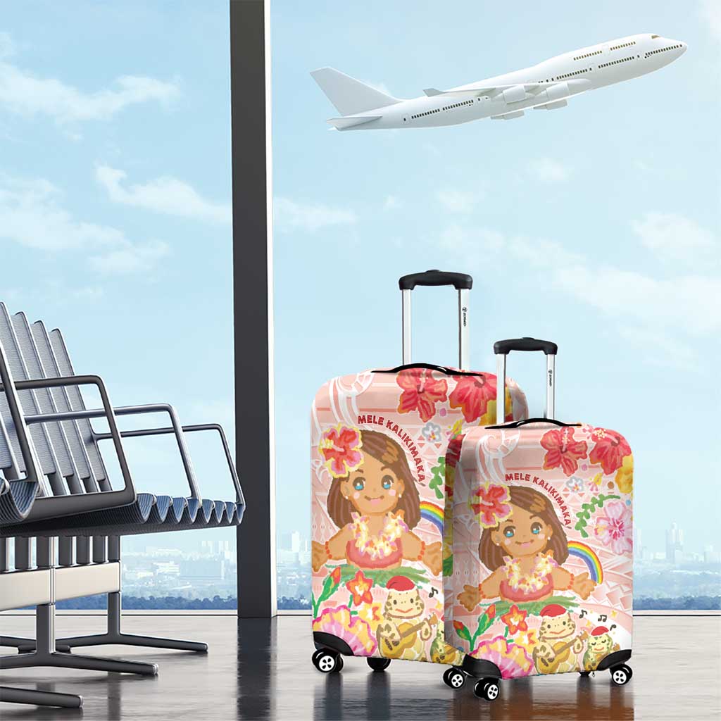 Aloha Hawaii Luggage Cover Kawaii Mele Kalikimaka - Pastel Fever