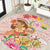 Aloha Hawaii Round Carpet Kawaii Mele Kalikimaka - Pastel Fever