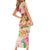 Aloha Hawaii Short Sleeve Bodycon Dress Kawaii Mele Kalikimaka - Pastel Fever