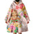 Aloha Hawaii Wearable Blanket Hoodie Kawaii Mele Kalikimaka - Pastel Fever