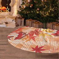 Orange Palaka Hawaii Aloha Tree Skirt Koi Pond Mix Japanese Maple - Polynesian Pride