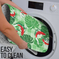 Lime Palaka Hawaii Aloha Bathroom Set Koi Pond Mix Monstera - Polynesian Pride