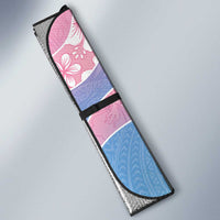 Aloha Hawaii Floral Tapa Auto Sun Shade Patchwork Pastel Candy LT7 - Polynesian Pride