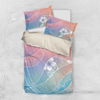 Aloha Hawaii Floral Tapa Bedding Set Patchwork Pastel Candy LT7 US Twin 172cm x 218cm Pastel - Polynesian Pride