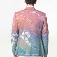 Aloha Hawaii Floral Tapa Blazer Patchwork Pastel Candy LT7 - Polynesian Pride