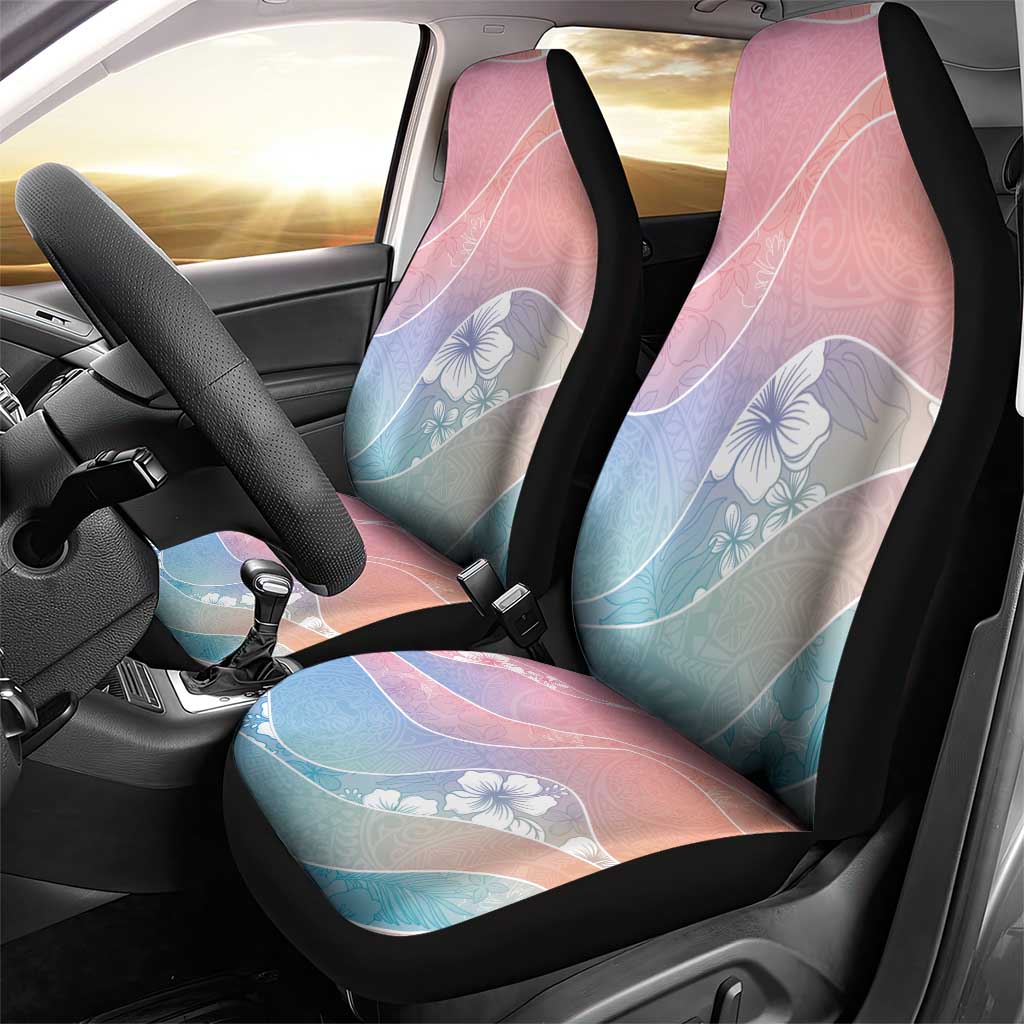 Aloha Hawaii Floral Tapa Car Seat Cover Patchwork Pastel Candy LT7 - Polynesian Pride