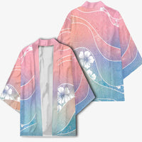 Aloha Hawaii Floral Tapa Kimono Patchwork Pastel Candy LT7 - Polynesian Pride
