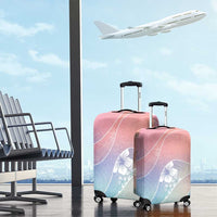 Aloha Hawaii Floral Tapa Luggage Cover Patchwork Pastel Candy LT7 - Polynesian Pride