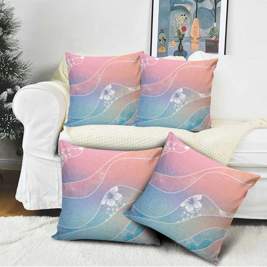 Aloha Hawaii Floral Tapa Pillow Cover Patchwork Pastel Candy LT7 - Polynesian Pride