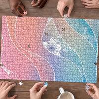 Aloha Hawaii Floral Tapa Puzzle Patchwork Pastel Candy LT7 - Polynesian Pride