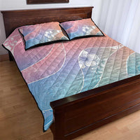 Aloha Hawaii Floral Tapa Quilt Bed Set Patchwork Pastel Candy LT7 - Polynesian Pride