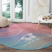 Aloha Hawaii Floral Tapa Round Carpet Patchwork Pastel Candy LT7 - Polynesian Pride