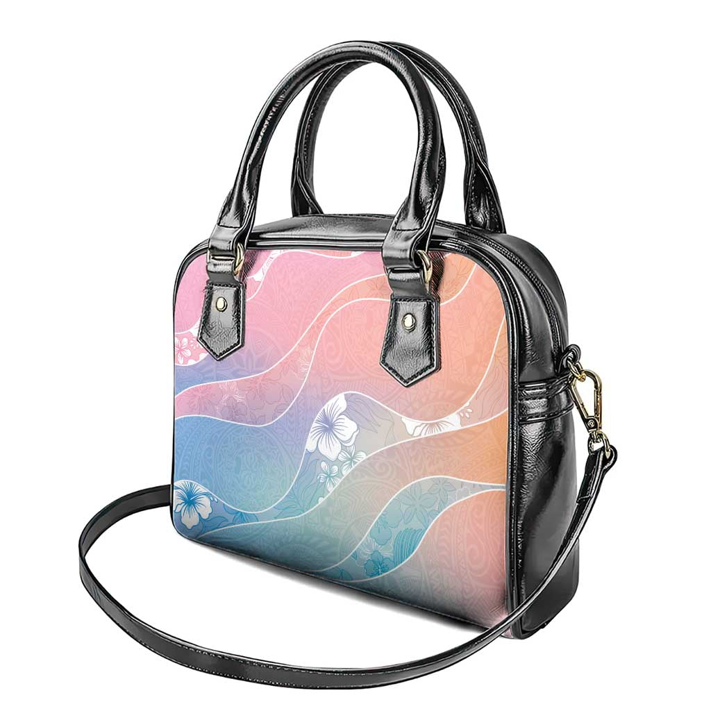 Aloha Hawaii Floral Tapa Shoulder Handbag Patchwork Pastel Candy LT7 - Polynesian Pride