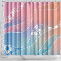 Aloha Hawaii Floral Tapa Shower Curtain Patchwork Pastel Candy LT7 - Polynesian Pride
