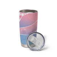 Aloha Hawaii Floral Tapa Tumbler Cup Patchwork Pastel Candy LT7 - Polynesian Pride