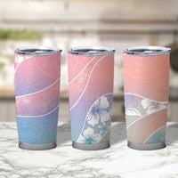 Aloha Hawaii Floral Tapa Tumbler Cup Patchwork Pastel Candy LT7 - Polynesian Pride