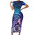 New Zealand Mother's Day Short Sleeve Bodycon Dress Maori Hari Ra Mama