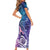 New Zealand Mother's Day Short Sleeve Bodycon Dress Maori Hari Ra Mama
