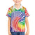 Aloha Pride Rainbow Tie Dye Family Matching Long Sleeve Bodycon Dress and Hawaiian Shirt Humpback Whale - Love is Love