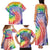 Aloha Pride Rainbow Tie Dye Family Matching Tank Maxi Dress and Hawaiian Shirt Humpback Whale - Love is Love