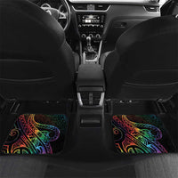 Hawaii Pride Car Mats Rainbow Swirls