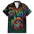 Hawaii Pride Family Matching Mermaid Dress and Hawaiian Shirt Rainbow Swirls