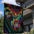 Hawaii Pride Garden Flag Rainbow Swirls