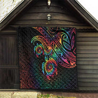 Hawaii Pride Quilt Rainbow Swirls