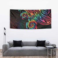 Hawaii Pride Tapestry Rainbow Swirls