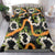 Aloha Festive Hawaii Bedding Set Mokihana - Maile and Ilima on Black - Polynesian Pride
