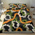 Aloha Festive Hawaii Bedding Set Mokihana - Maile and Ilima on Black - Polynesian Pride
