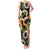 Aloha Festive Hawaii Family Matching Tank Maxi Dress and Hawaiian Shirt Mokihana - Maile and Ilima on Black - Polynesian Pride