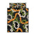 Aloha Festive Hawaii Quilt Bed Set Mokihana - Maile and Ilima on Black - Polynesian Pride