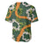 Aloha Festive Hawaii Baseball Jersey Mokihana - Maile and Ilima on Forest Green - Polynesian Pride