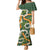 Aloha Festive Hawaii Family Matching Mermaid Dress and Hawaiian Shirt Mokihana - Maile and Ilima on Forest Green - Polynesian Pride