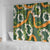 Aloha Festive Hawaii Shower Curtain Mokihana - Maile and Ilima on Forest Green - Polynesian Pride