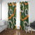 Aloha Festive Hawaii Window Curtain Mokihana - Maile and Ilima on Forest Green - Polynesian Pride