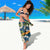 Aloha Festive Hawaii Sarong Mokihana - Maile and Ilima on Navy Blue - Polynesian Pride