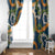 Aloha Festive Hawaii Window Curtain Mokihana - Maile and Ilima on Navy Blue - Polynesian Pride