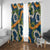 Aloha Festive Hawaii Window Curtain Mokihana - Maile and Ilima on Navy Blue - Polynesian Pride