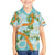 Aloha Festive Hawaii Family Matching Long Sleeve Bodycon Dress and Hawaiian Shirt Mokihana - Maile and Ilima on Turquoise - Polynesian Pride